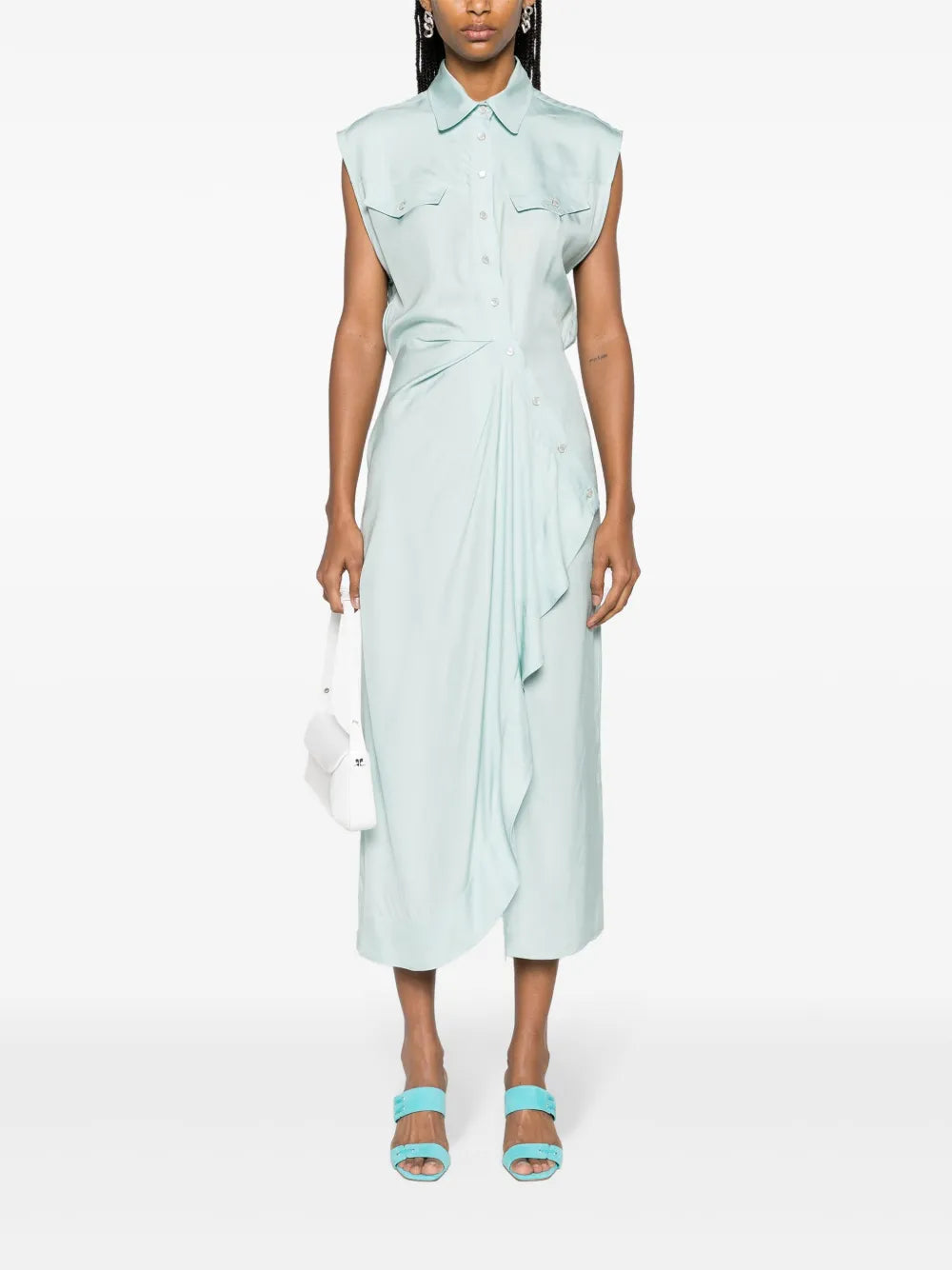 Amityville Asymmetric Shirt Dress