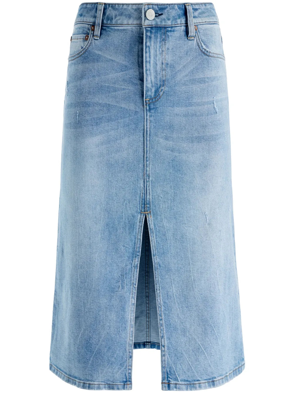 Rye Low-Rise Denim Skirt