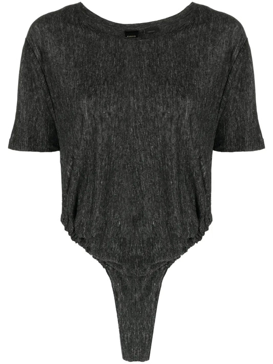 High-Cut Linen Bodysuit