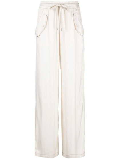 Perdono Mid-Rise Palazzo Pants