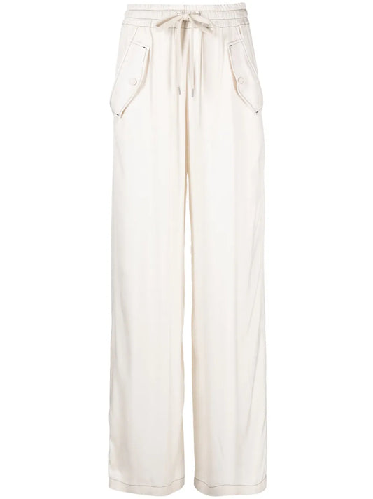Perdono Mid-Rise Palazzo Pants