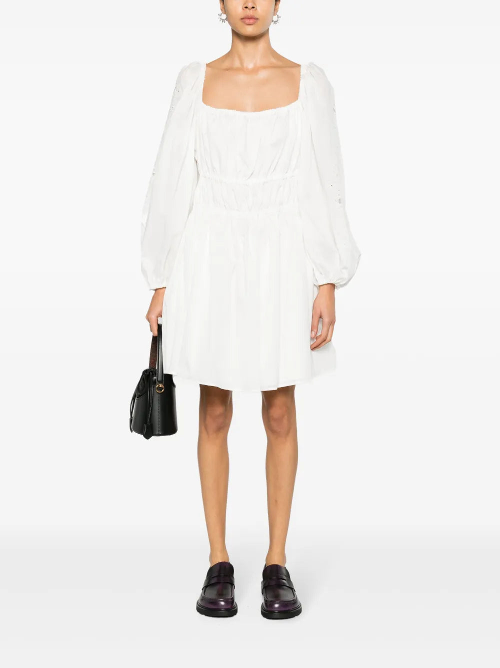 Broderie Anglaise Mini Dress
