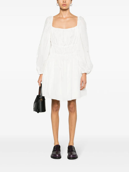 Broderie Anglaise Mini Dress