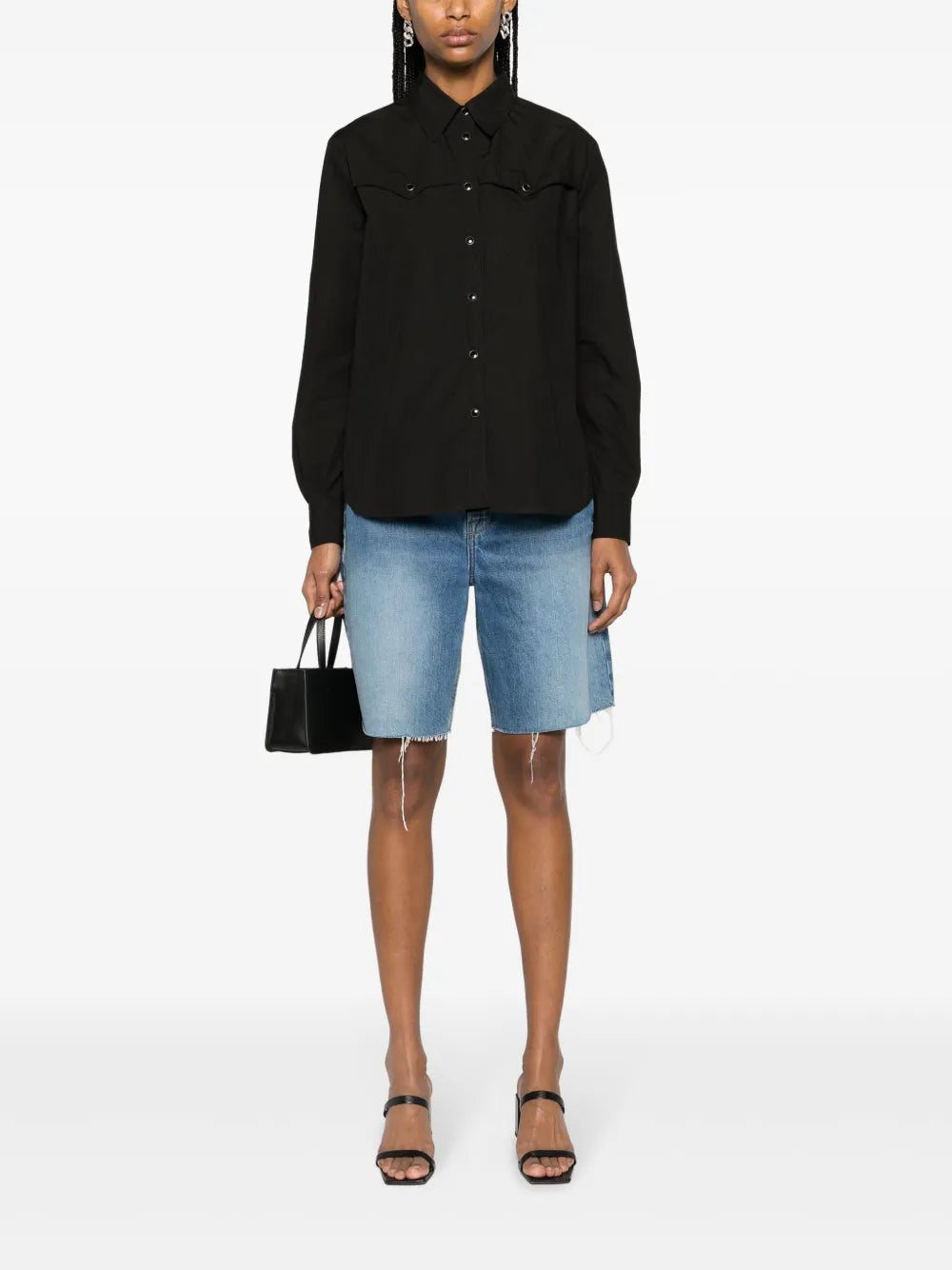 Western-Stitched Cotton Shirt