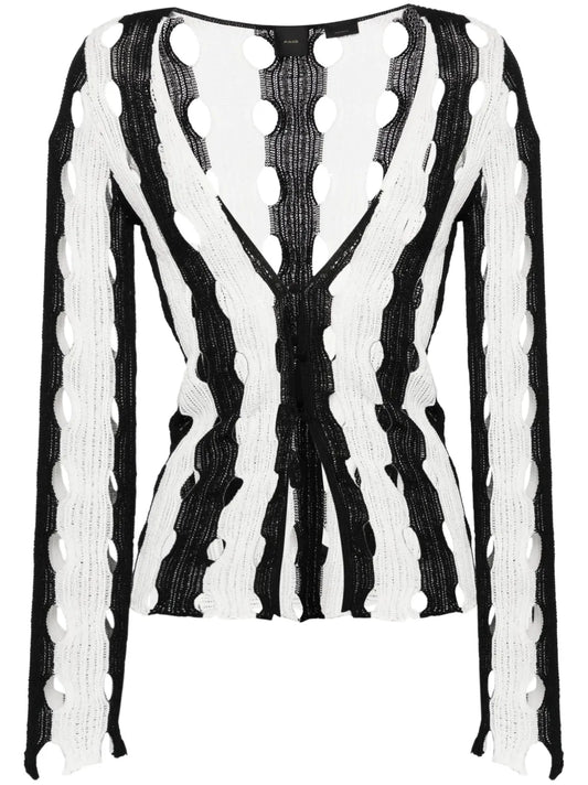 Havana Cut-Out Cardigan
