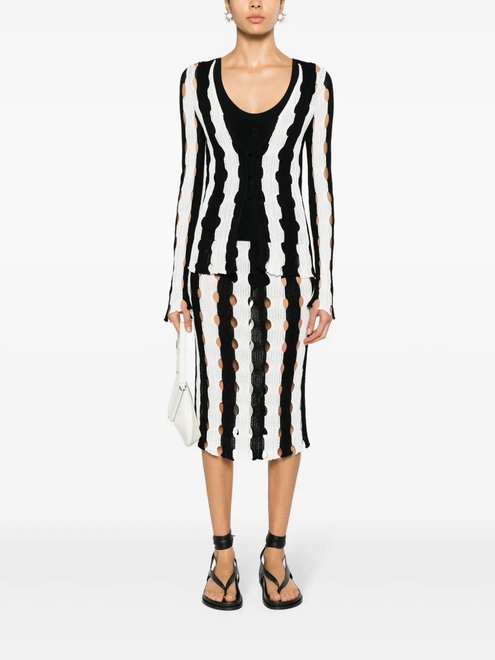 Havana Cut-Out Cardigan