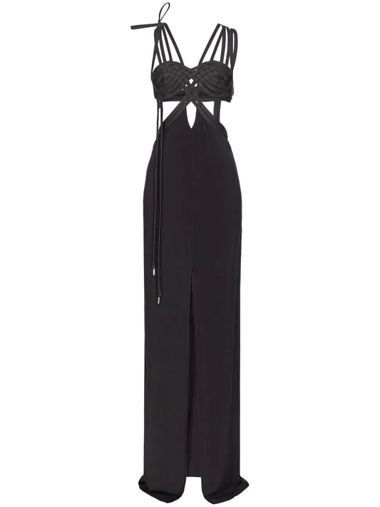 Cut-Out Detailing Maxi Dress