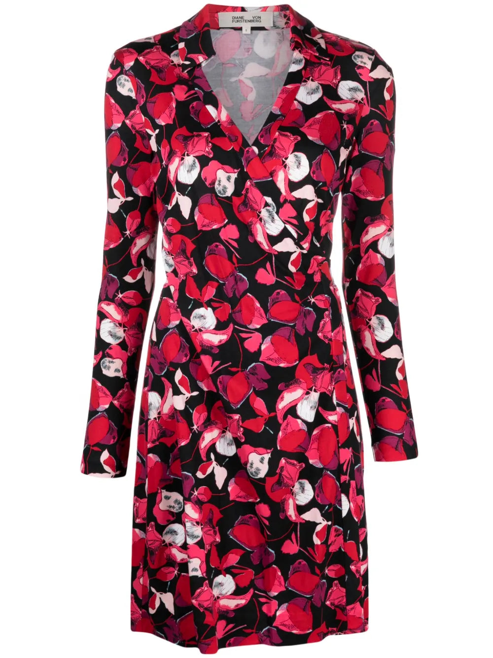 Jeanne Floral-Print Wrap Dress