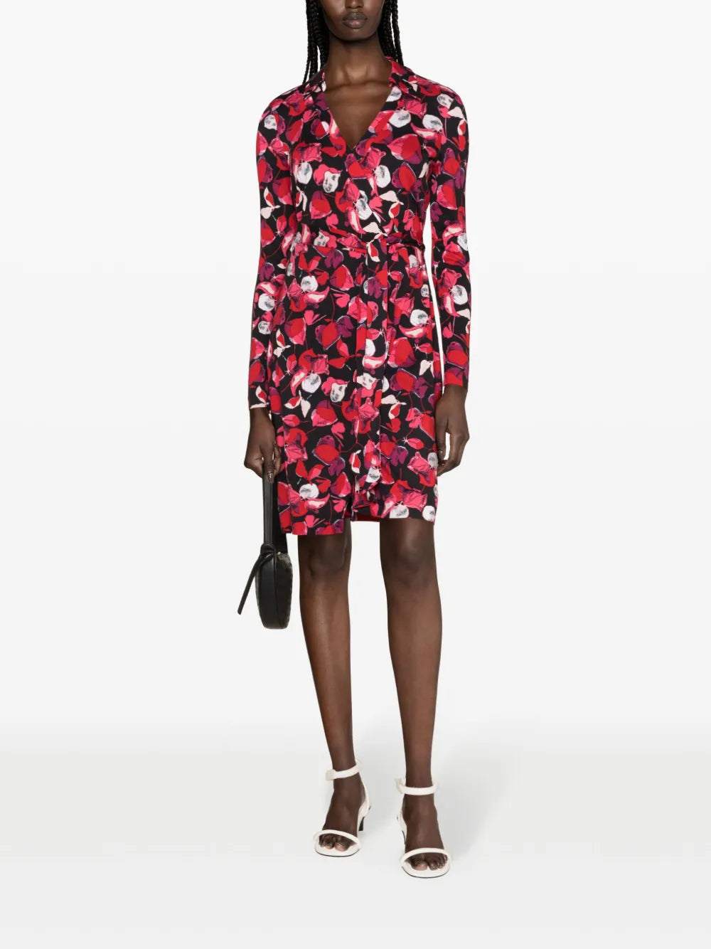 Jeanne Floral-Print Wrap Dress