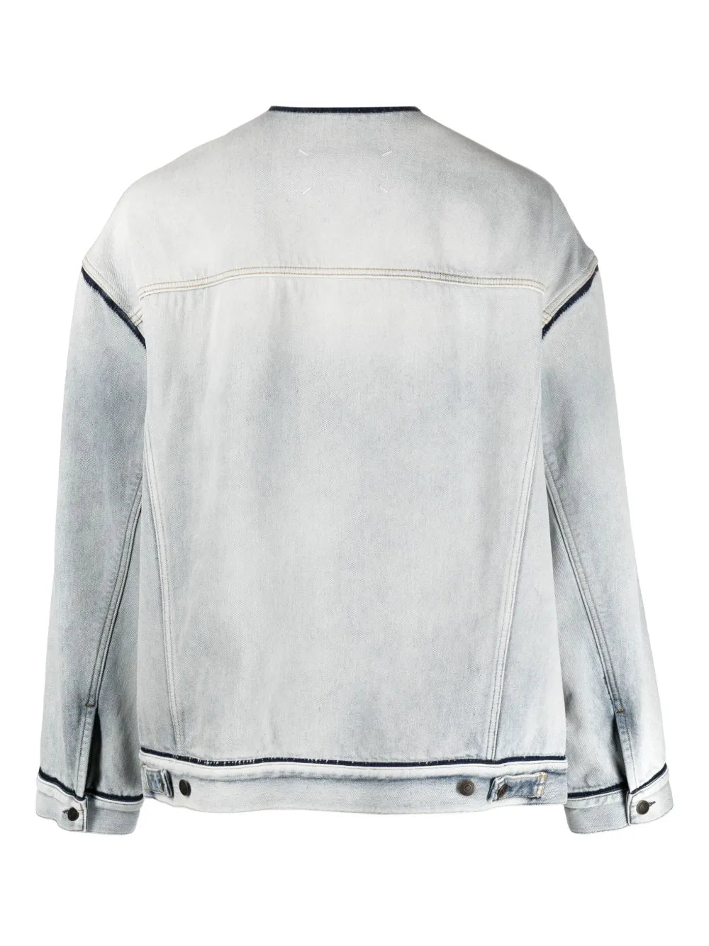 Four-Stitch Frayed Denim Jacket