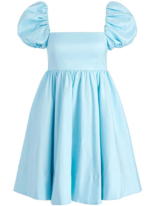 Sharilyn Puff-Sleeves Minidress