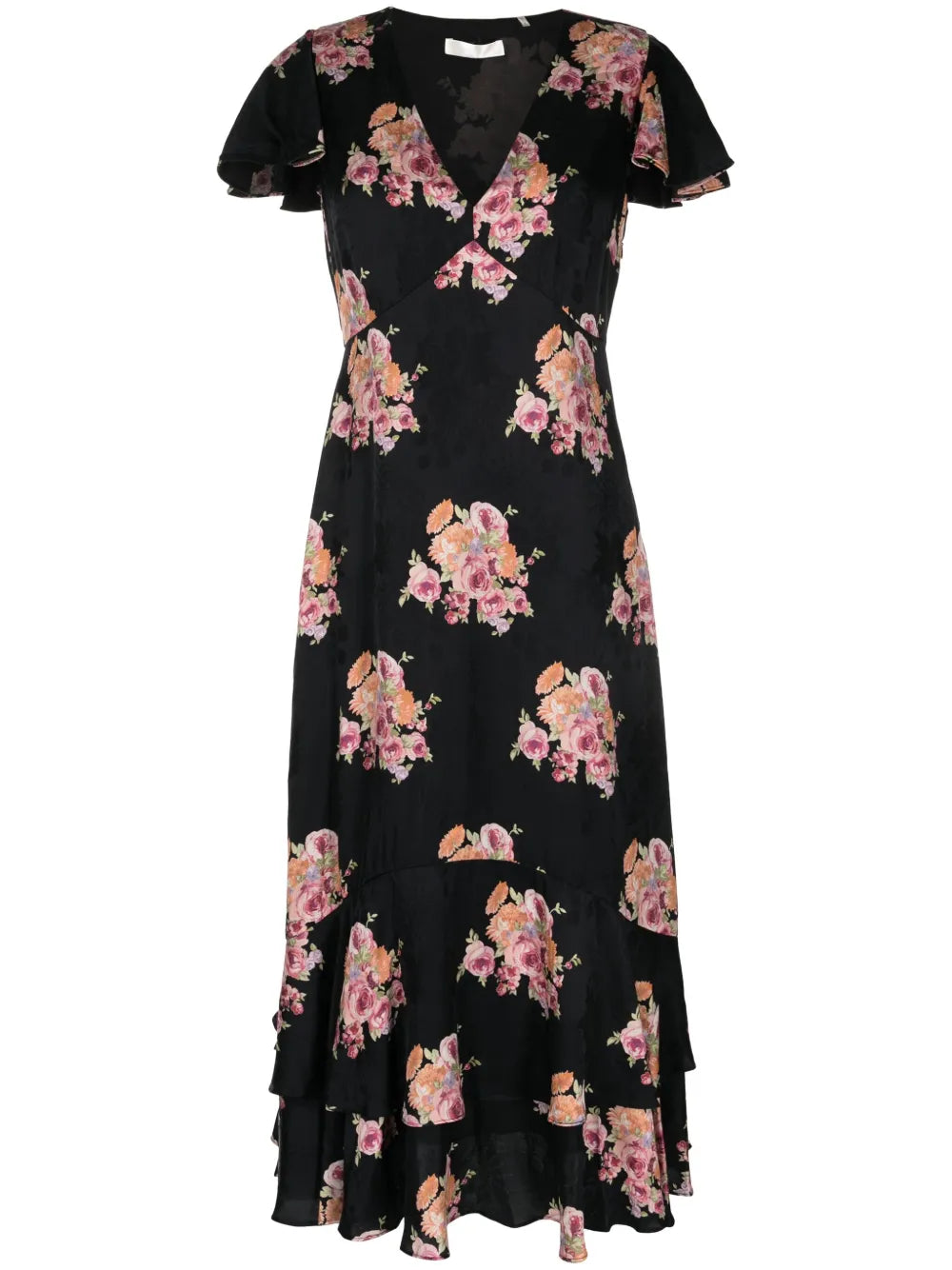 Elowen Floral-Print Midi Dress