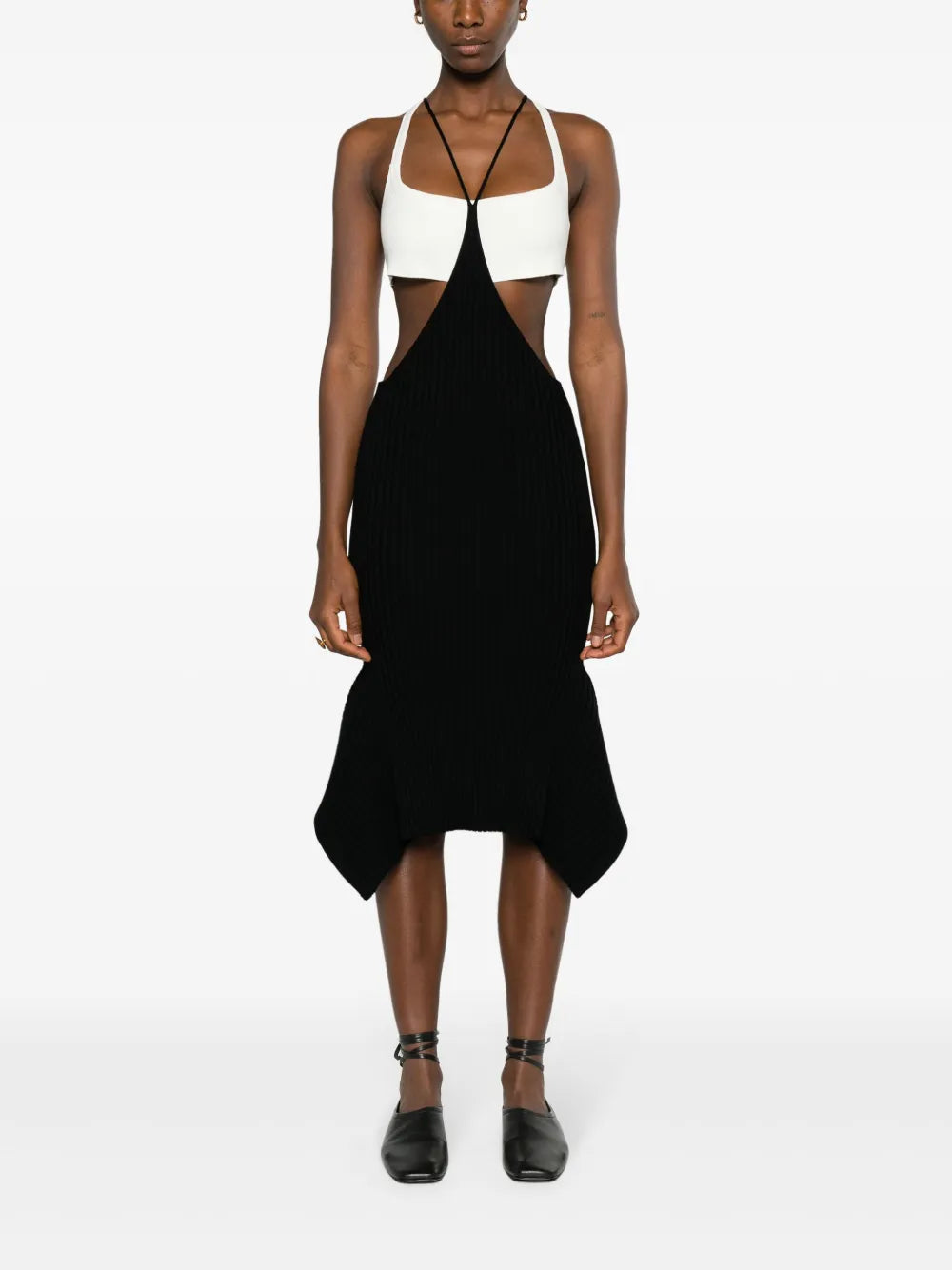 Shala Ribbed Midi Skirt