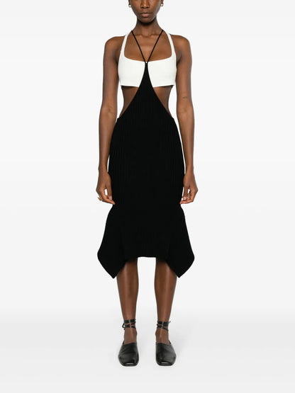 Shala Ribbed Midi Skirt