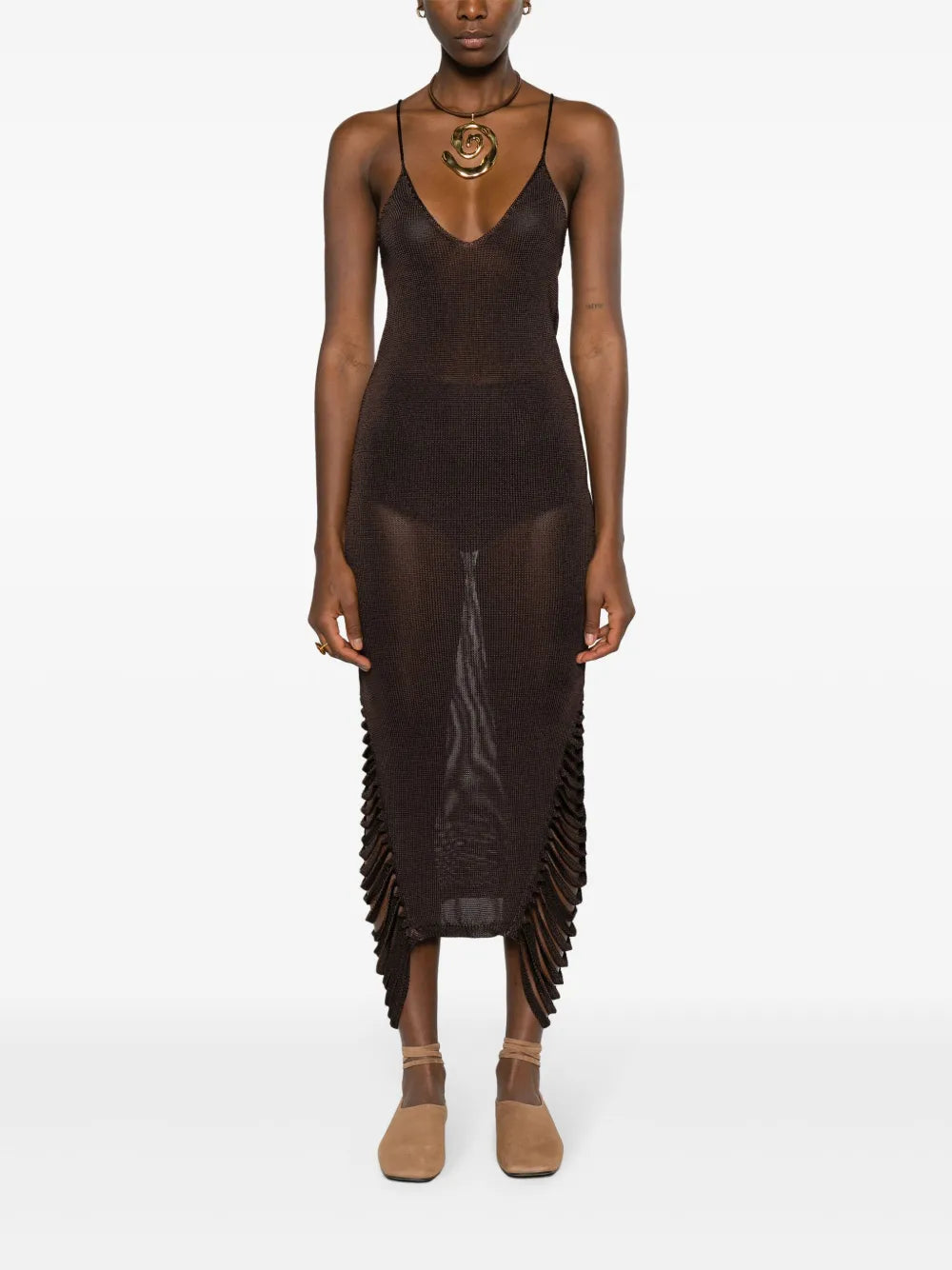 Stalacite Slip Midi Dress
