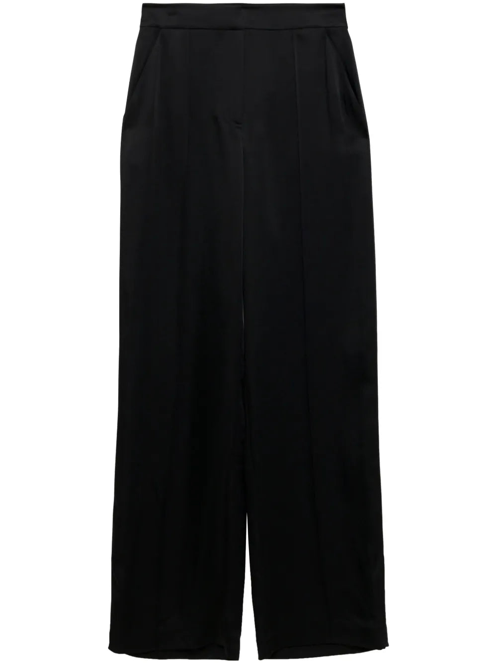 Kyra High-Waisted Crepe Trousers
