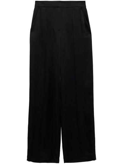 Kyra High-Waisted Crepe Trousers