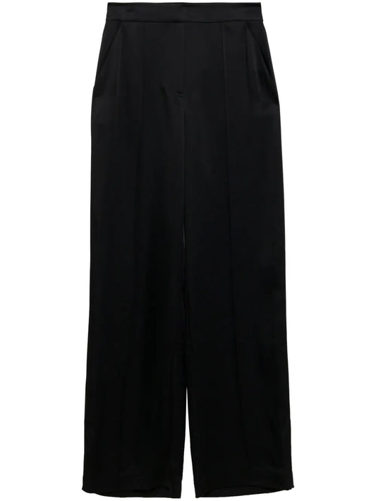 Kyra High-Waisted Crepe Trousers
