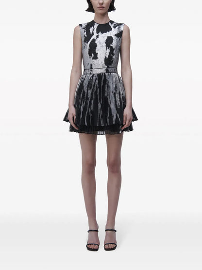 Selkie Round-Neck Minidress