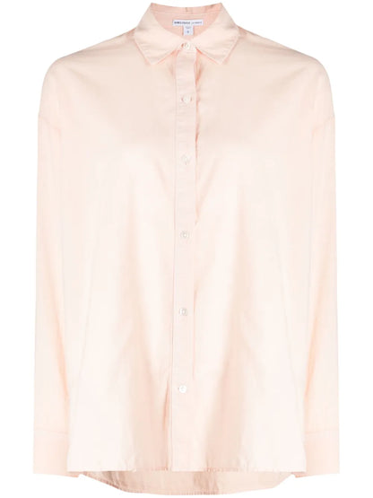 Spread-Collar Poplin Shirt