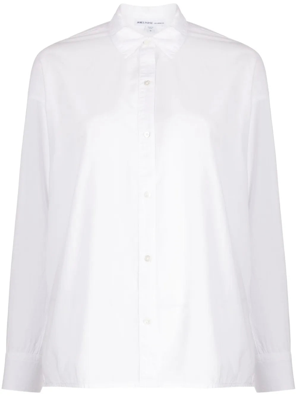 Spread-Collar Poplin Shirt