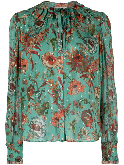 Pippa Floral-Print Blouse