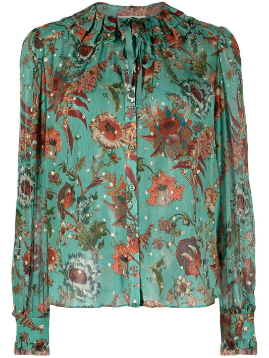 Pippa Floral-Print Blouse