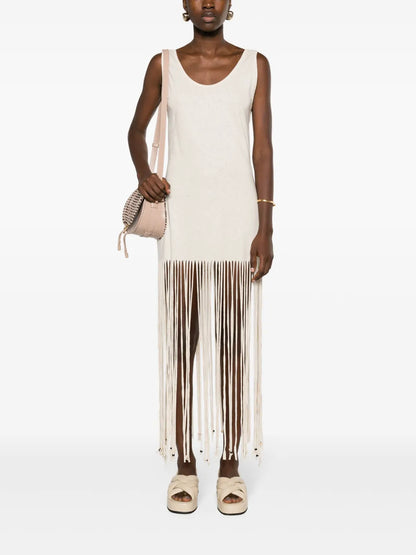 Monsoon Fringed Maxi Dress