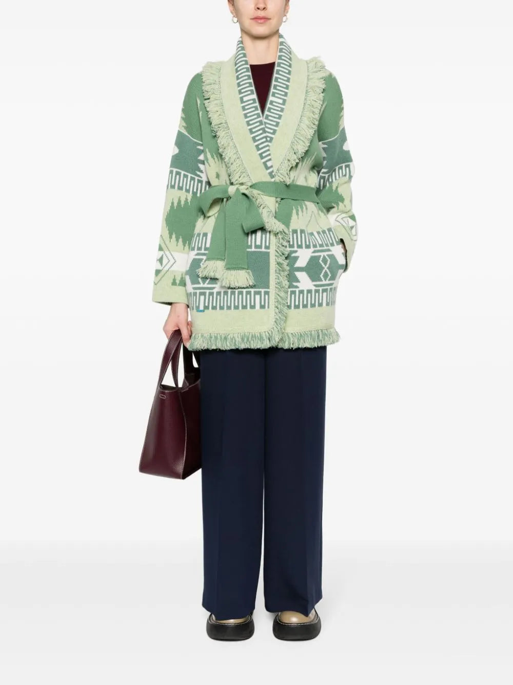 Icon Cashmere Belted Cardigan