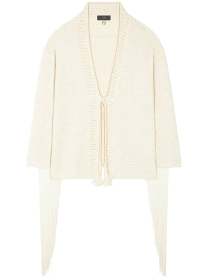 Bright Hues Fringed Cardigan