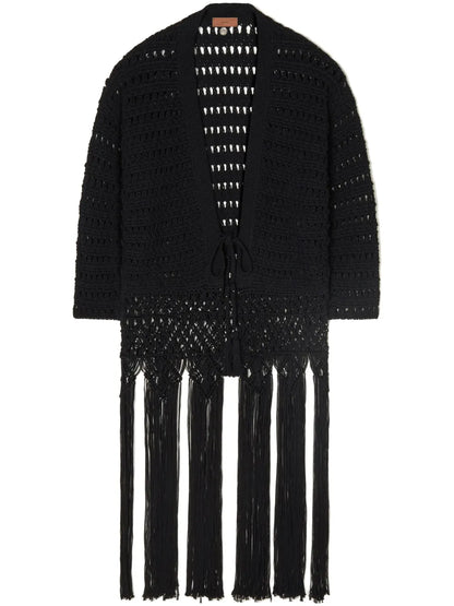 Love Letter To India Fringed Cardigan
