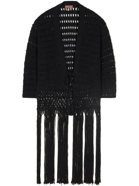 Love Letter To India Fringed Cardigan