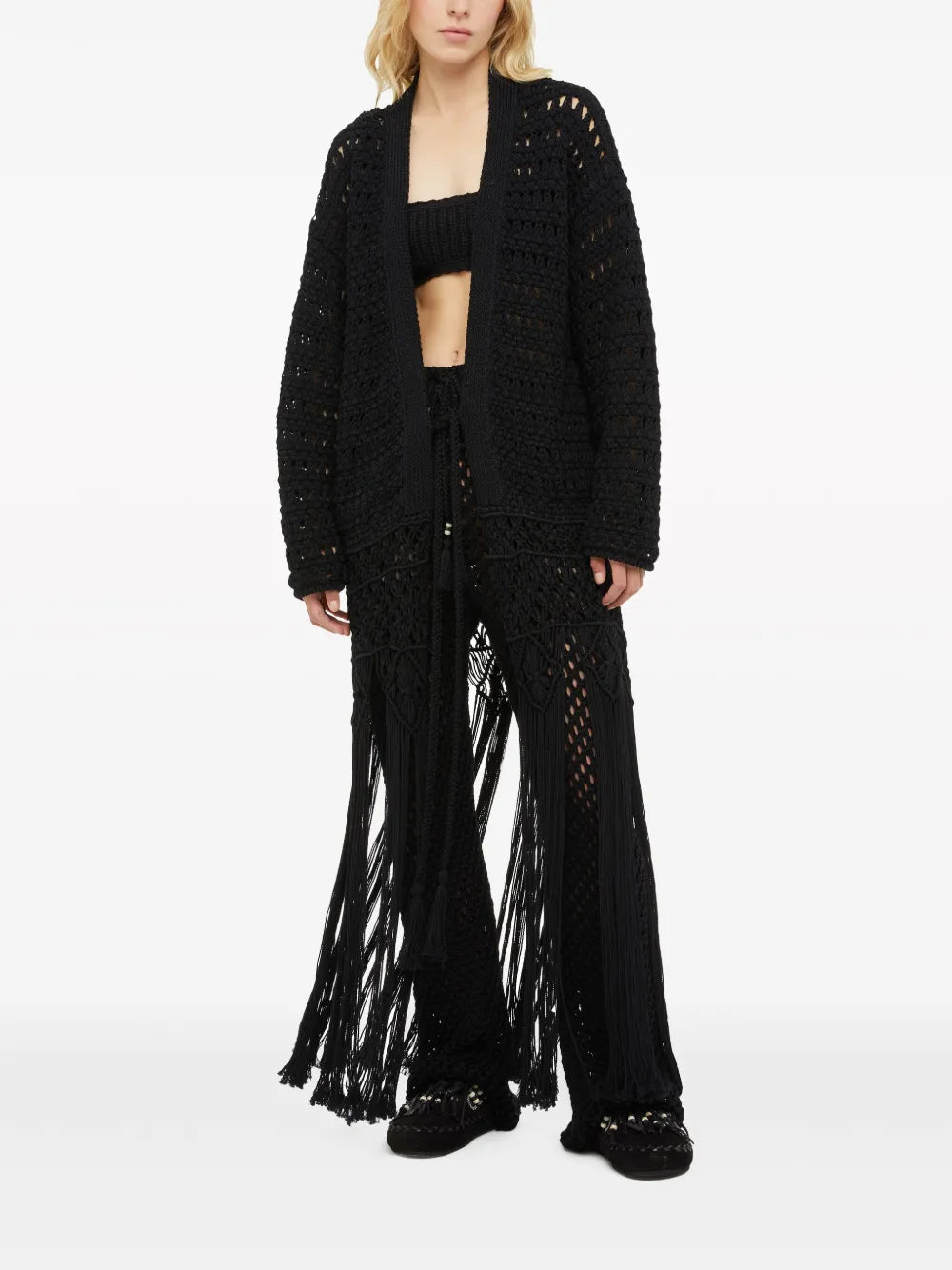 Love Letter To India Fringed Cardigan