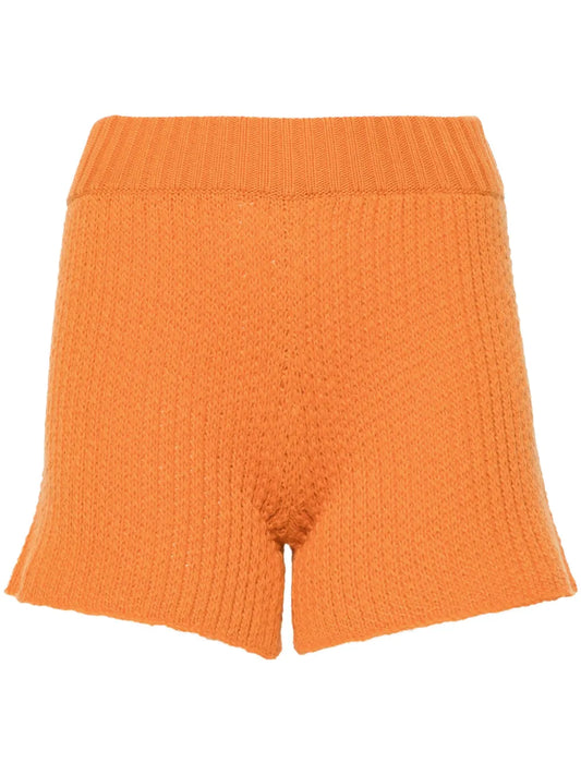 Finest Ribbed-Knit Shorts