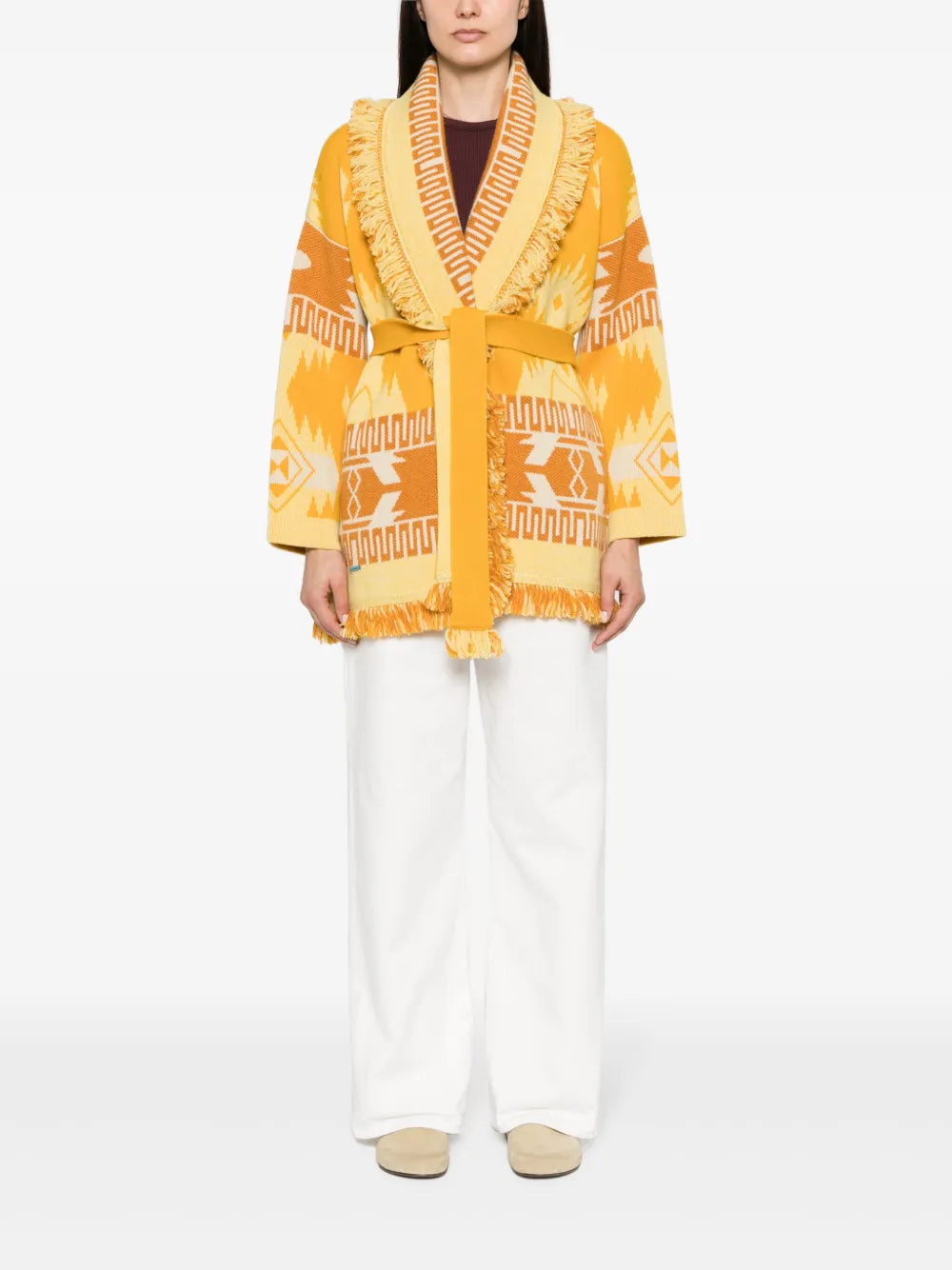 Icon Jacquard Cashmere Cardigan