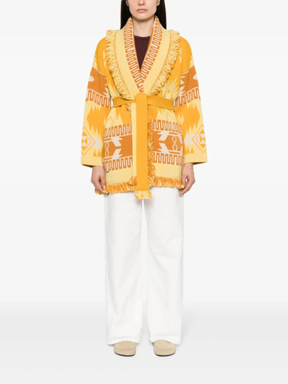 Icon Jacquard Cashmere Cardigan