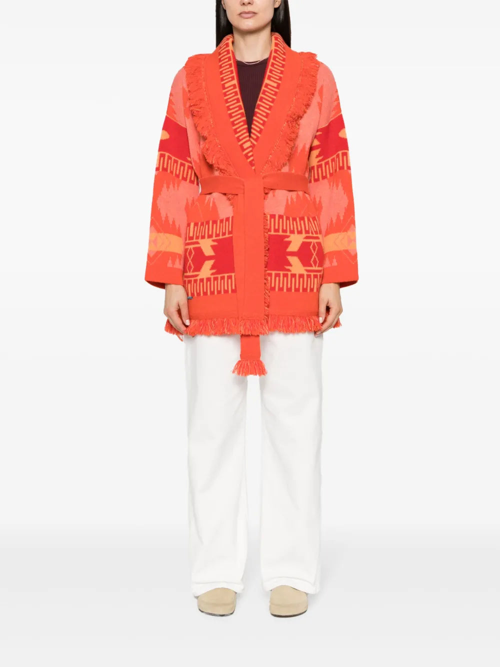 Icon Jacquard Cashmere Cardigan
