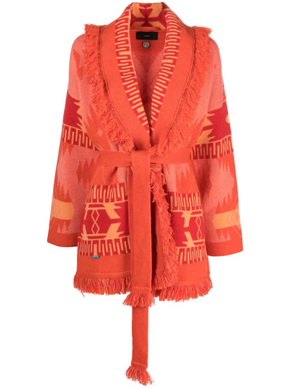 Icon Jacquard Cashmere Cardigan