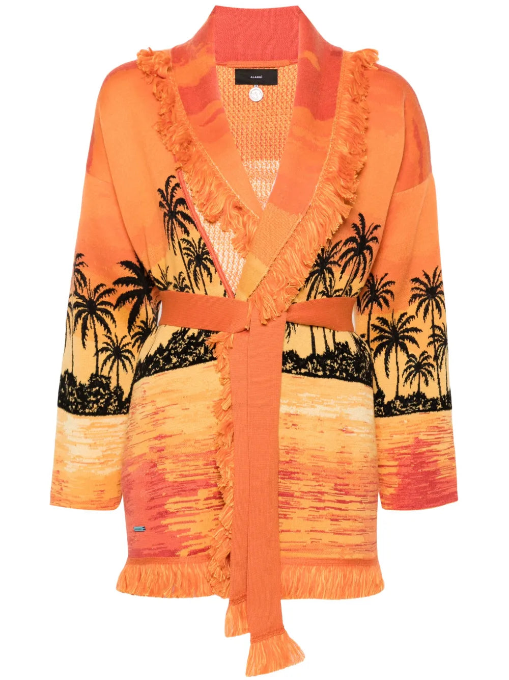 Keralda Sunset-Print Cardigan