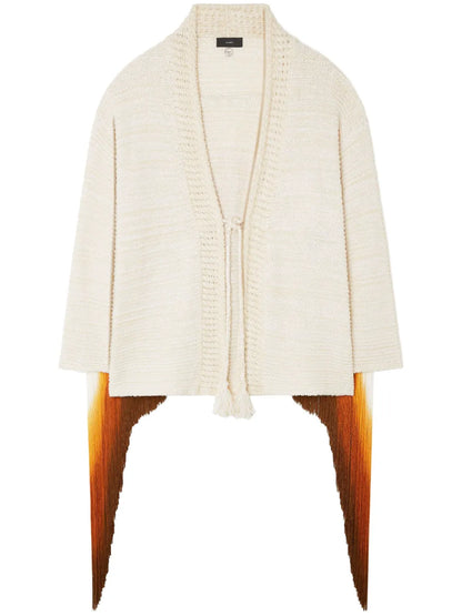 Bright Hues Fringed Cardigan
