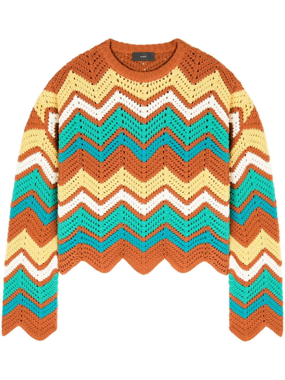 Kaleidoscopic Chevron Knit Jumper