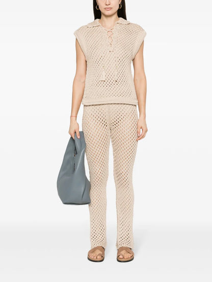 A Love Letter To India Macramé Trousers