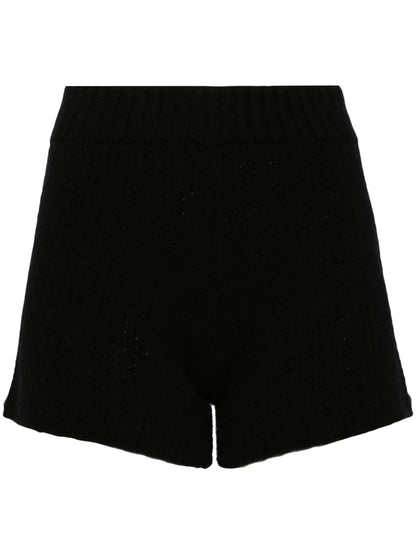 Cashmere-Blend Knitted Shorts