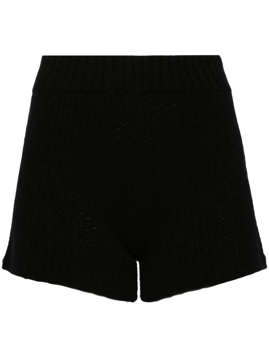 Cashmere-Blend Knitted Shorts