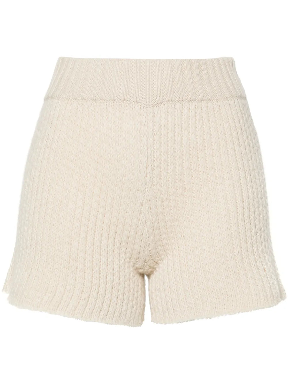 Finest Ribbed-Knit Shorts