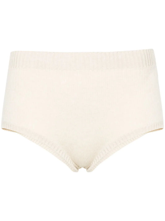 Finest High-Waist Ribbed Shorts