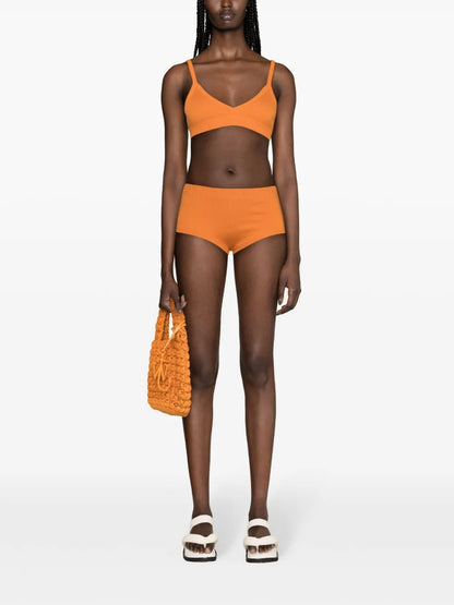 Finest High-Waist Ribbed Shorts