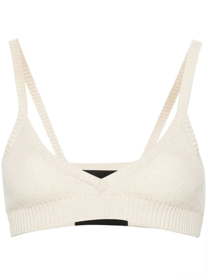 Ribbed Triangle Bralette