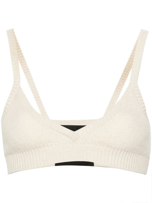 Ribbed Triangle Bralette