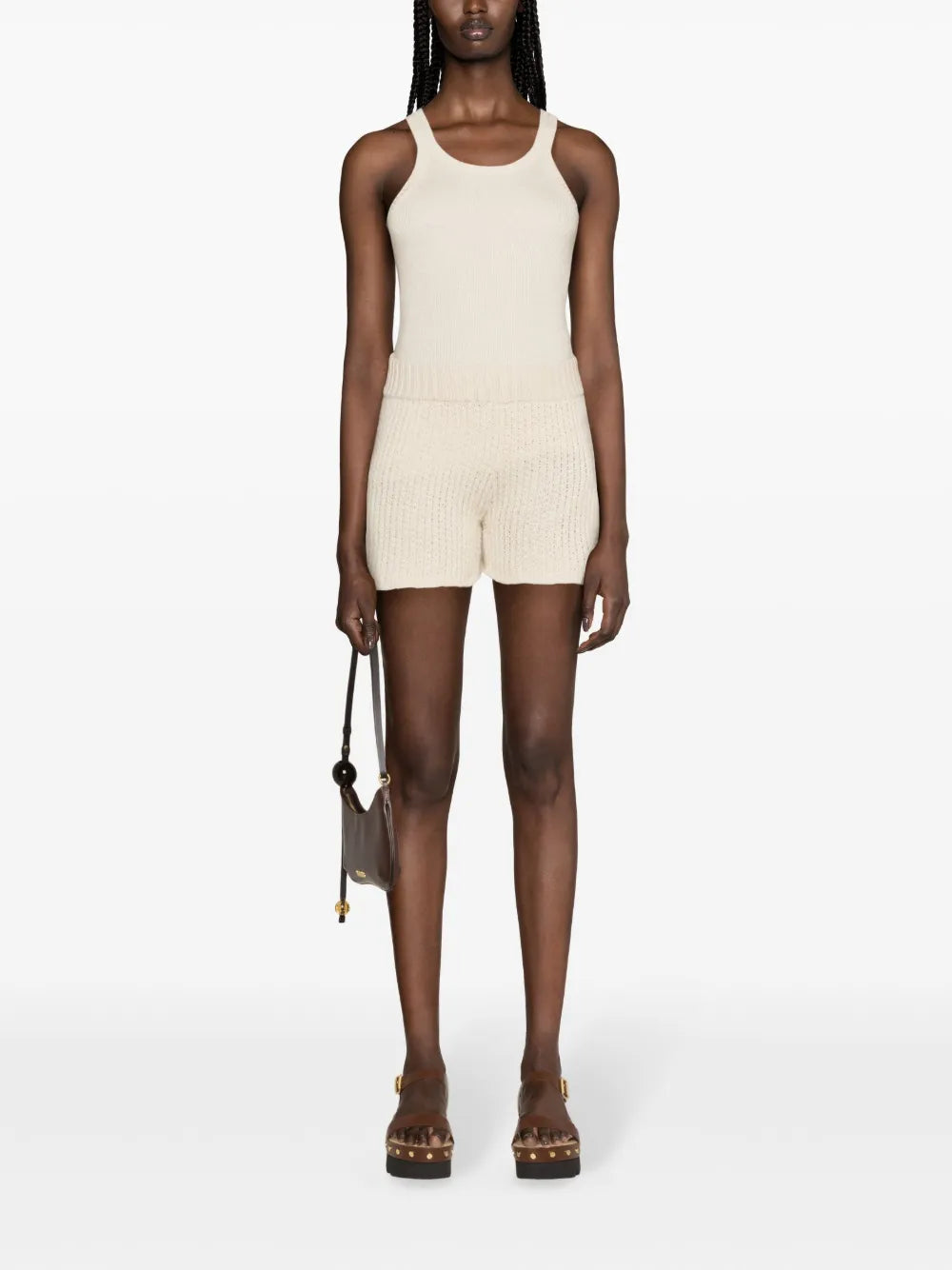 Racerback Ribbed Tank Top